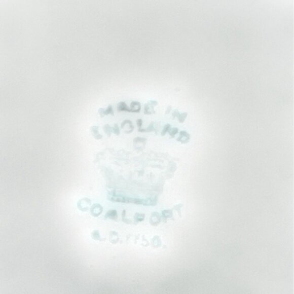 Coalport Indian Tree Scalloped Edge Bread Plate 6 5/8'' Fine Bone China Floral - Picture 4 of 5